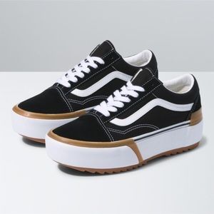 Vans Old Skool Stacked Black Low Top Sneakers
